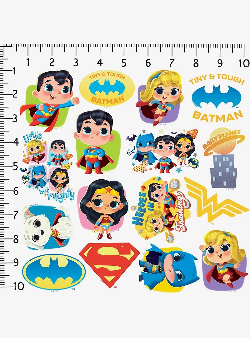 DC Comics Justice League Cuter Than Cute Miscellaneous 100ct Sticker Pack