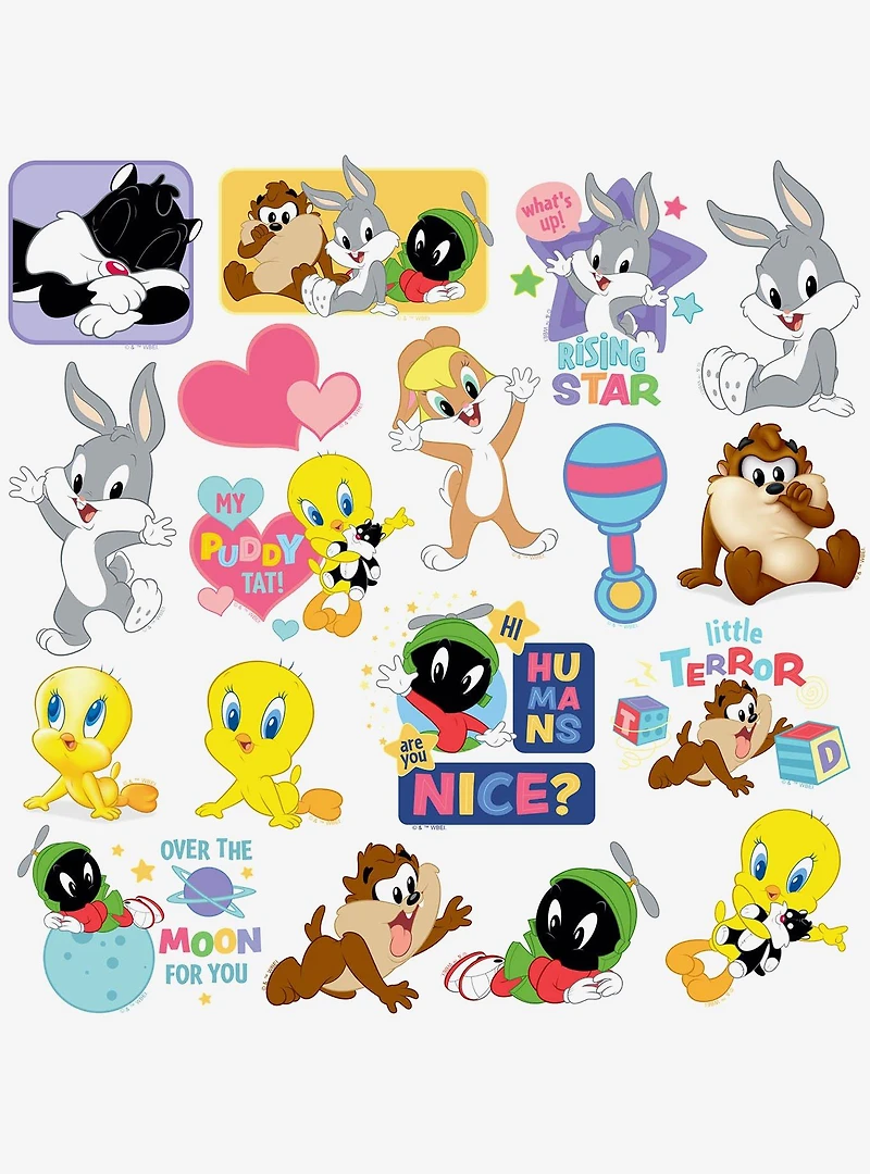 Looney Tunes Cute and Cuddly Miscellaneous 100ct Sticker Pack