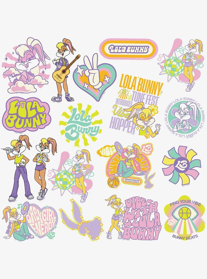 Looney Tunes Lola Bunny Miscellaneous 100ct Sticker Pack