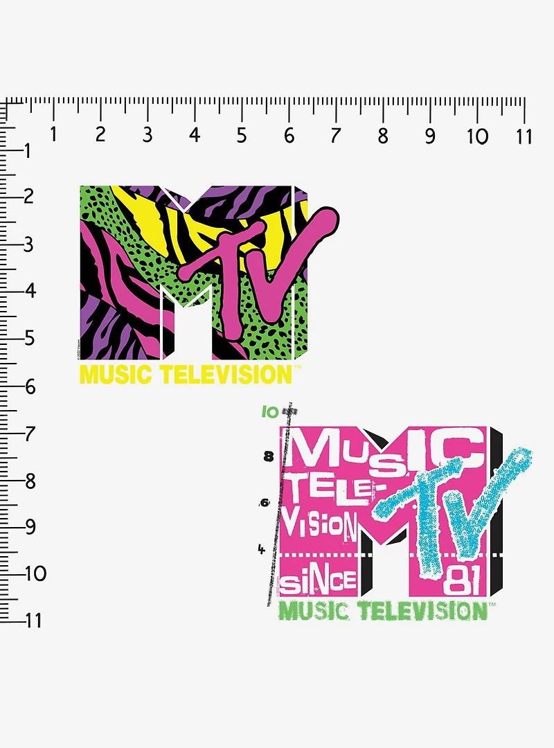 MTV Logo Miscellaneous 100ct Sticker Pack