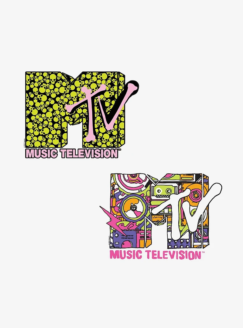 MTV Logo Miscellaneous 100ct Sticker Pack