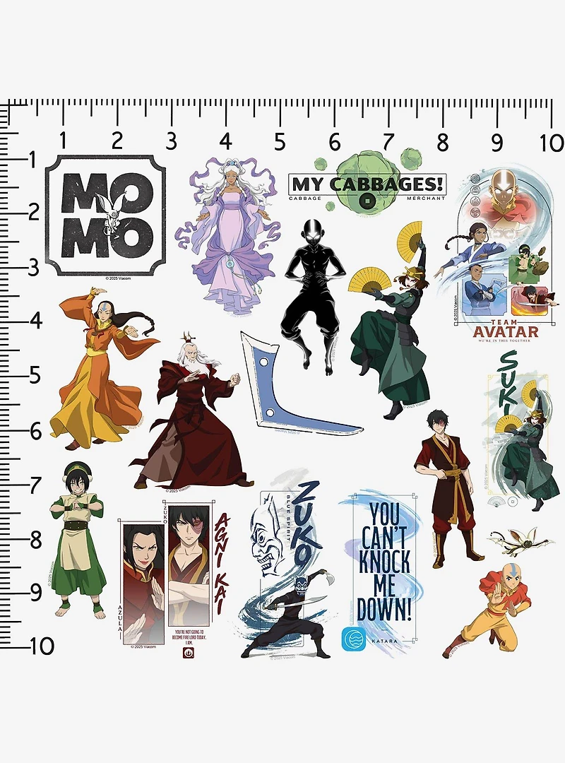 Avatar: The Last Airbender Variety Miscellaneous 100ct Sticker Pack