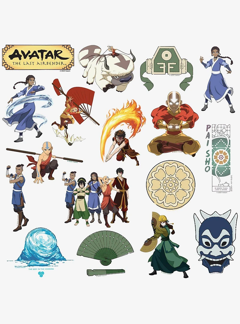 Avatar: The Last Airbender Variety Miscellaneous 100ct Sticker Pack
