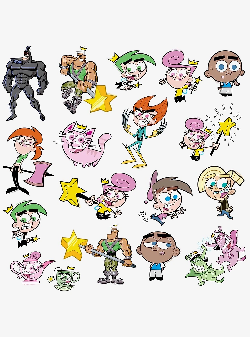 The Fairly Oddparents Miscellaneous 100ct Sticker Pack