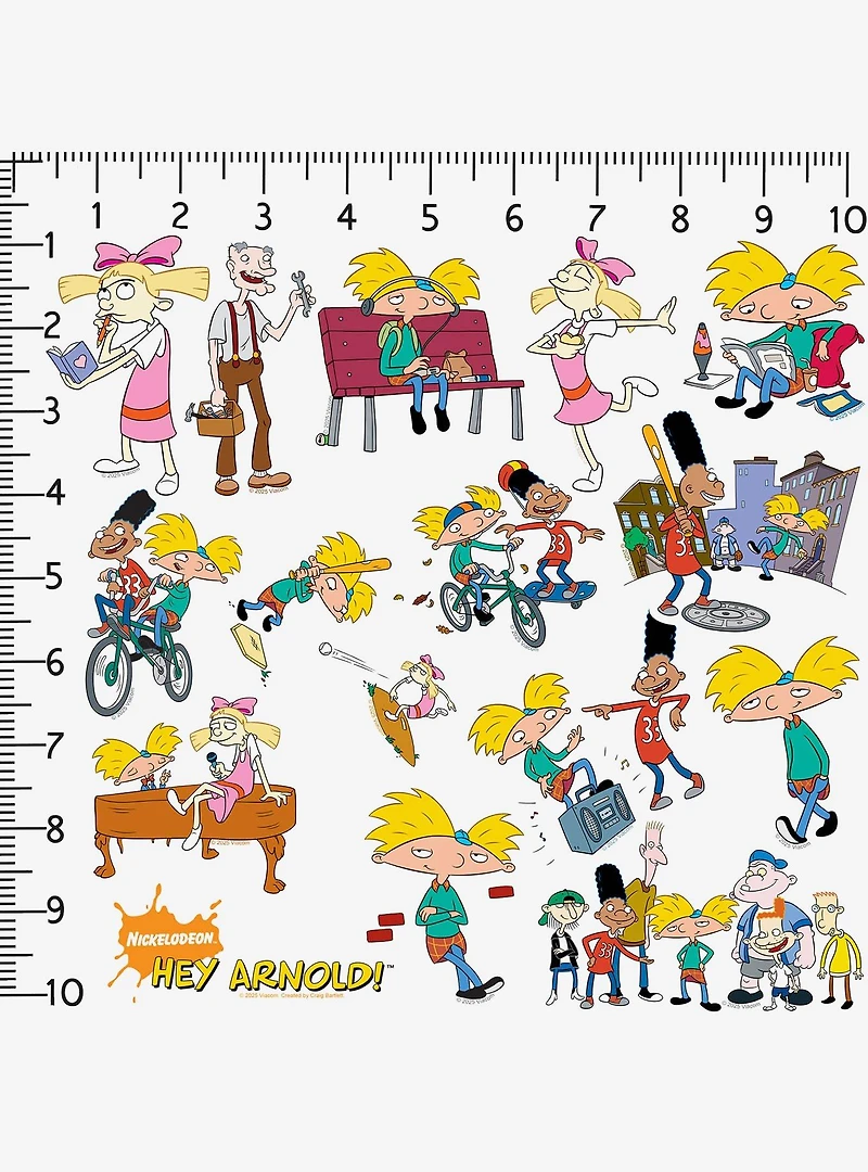 Hey Arnold Miscellaneous 100ct Sticker Pack