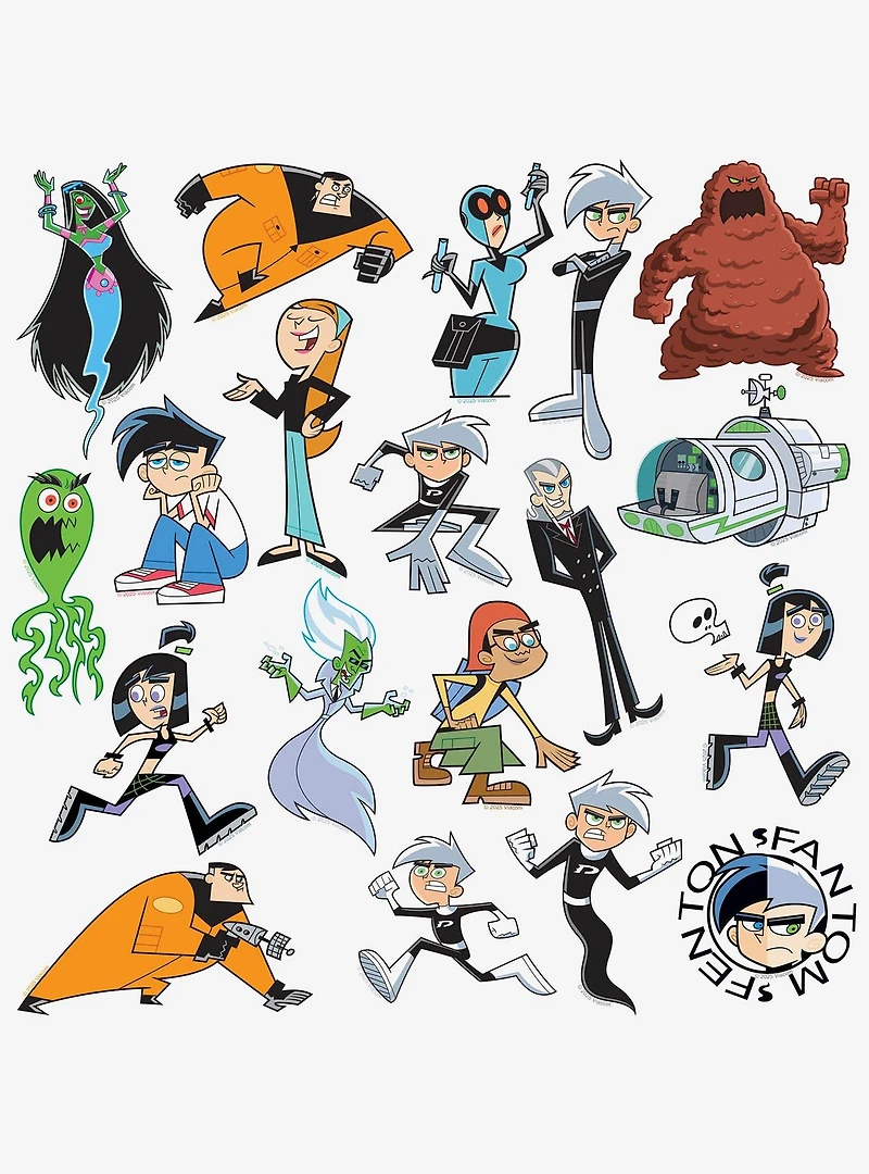 Danny Phantom Miscellaneous 100ct Sticker Pack