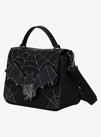 Loungefly Disney Mickey & Minnie Spiderweb & Bats Crossbody Bag