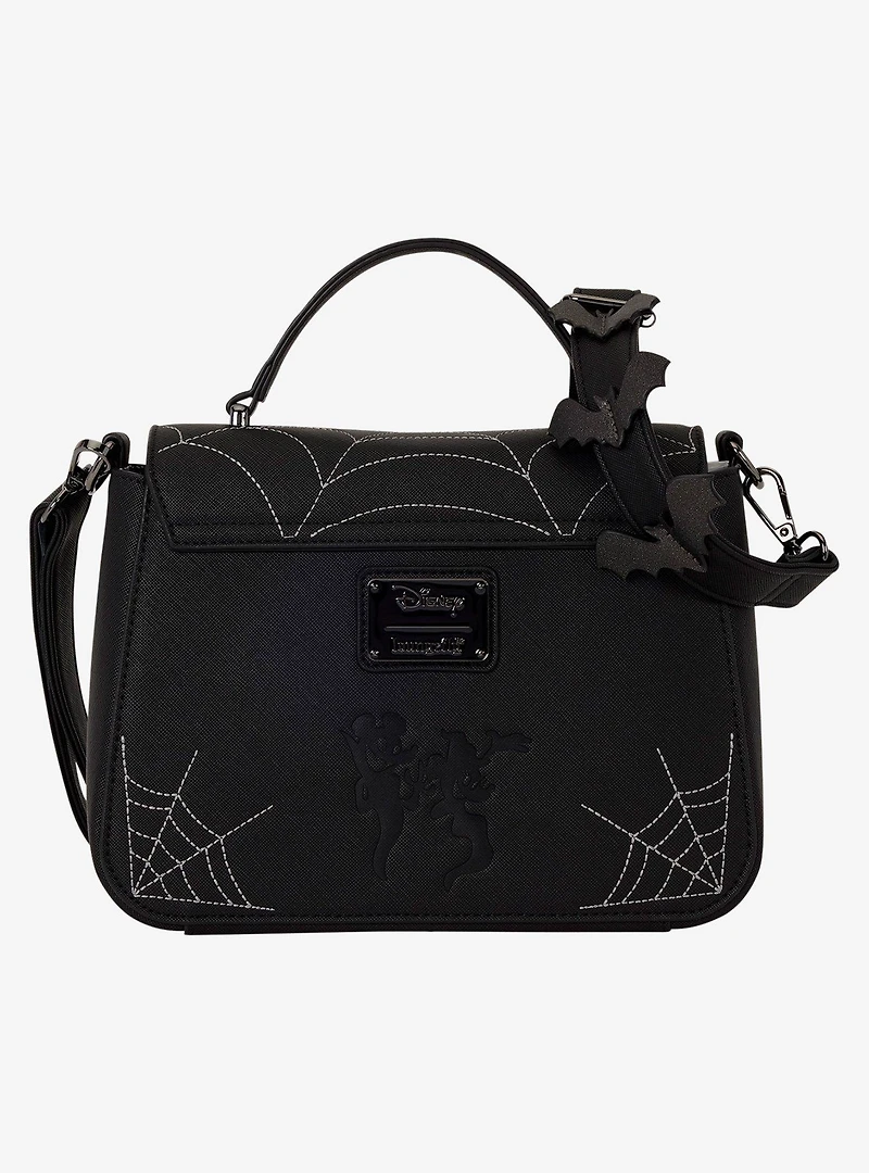 Loungefly Disney Mickey & Minnie Spiderweb & Bats Crossbody Bag