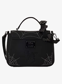 Loungefly Disney Mickey & Minnie Spiderweb & Bats Crossbody Bag