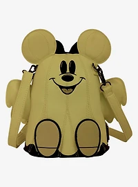 Loungefly Disney Mickey & Minnie Ghost Glow-in-the-Dark Figural Crossbody Bag