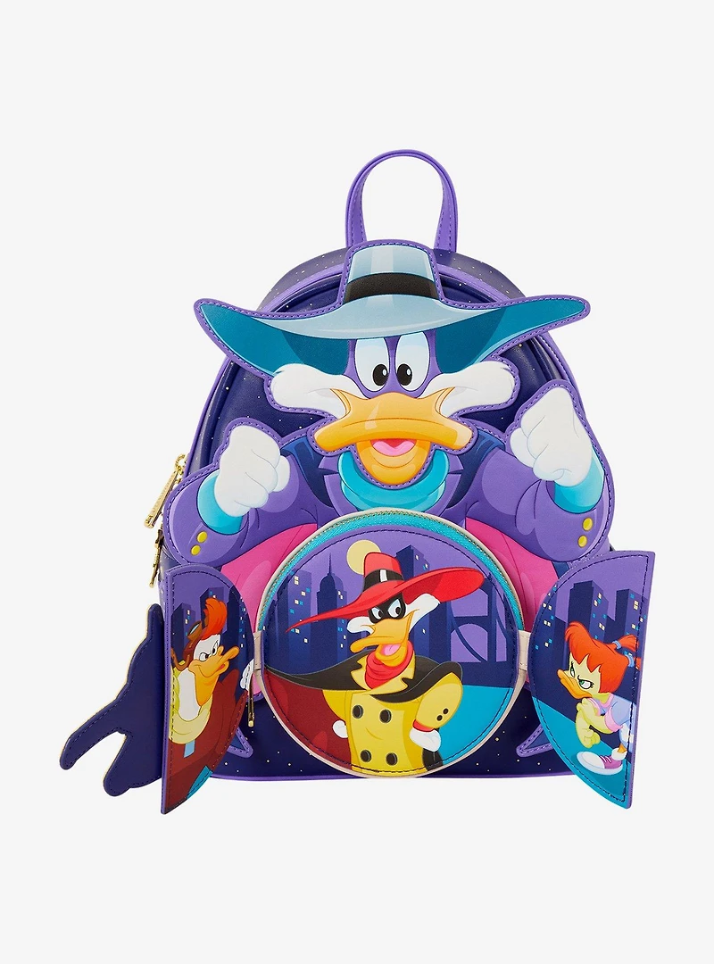Loungefly Disney Darkwing Duck Glow-in-the-Dark Mini Backpack