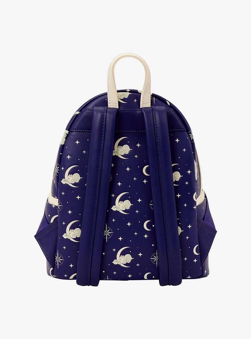 Loungefly Disney The Nightmare Before Christmas Jack Skellington & Sally Night Sky Mini Backpack