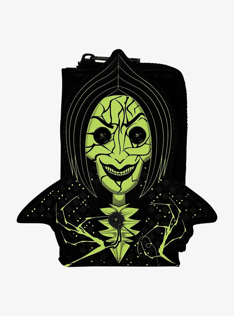 Loungefly Coraline Other Mother Glow-In-The-Dark Cardholder