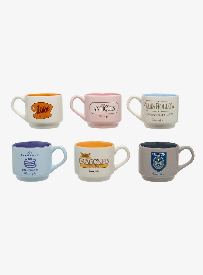 Gilmore Girls Business Logos Blind Box Mini Mugs — BoxLunch Exclusive