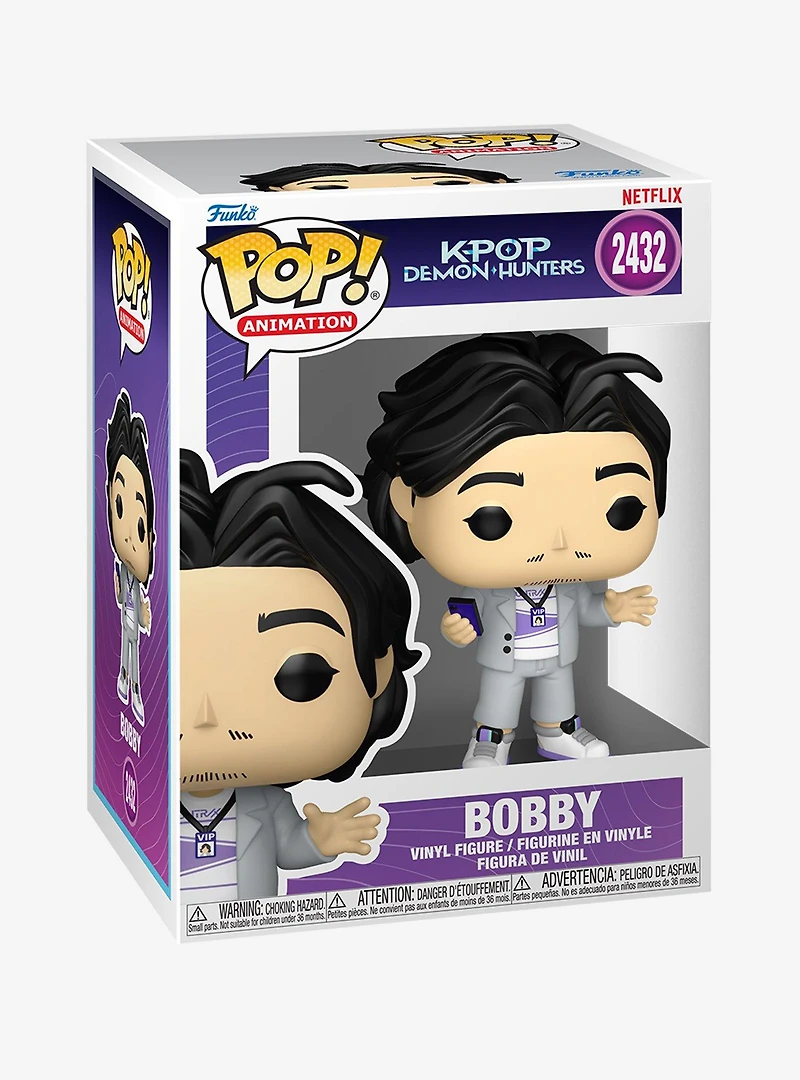 Funko Pop! Animation KPop Demon Hunters Bobby Vinyl Figure