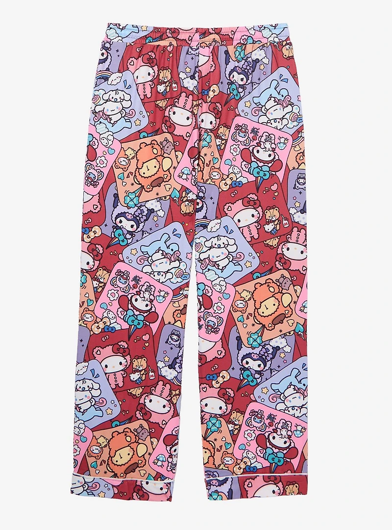 Sanrio Hello Kitty and Friends Stamp Allover Print Plus Sleep Pants — BoxLunch Exclusive