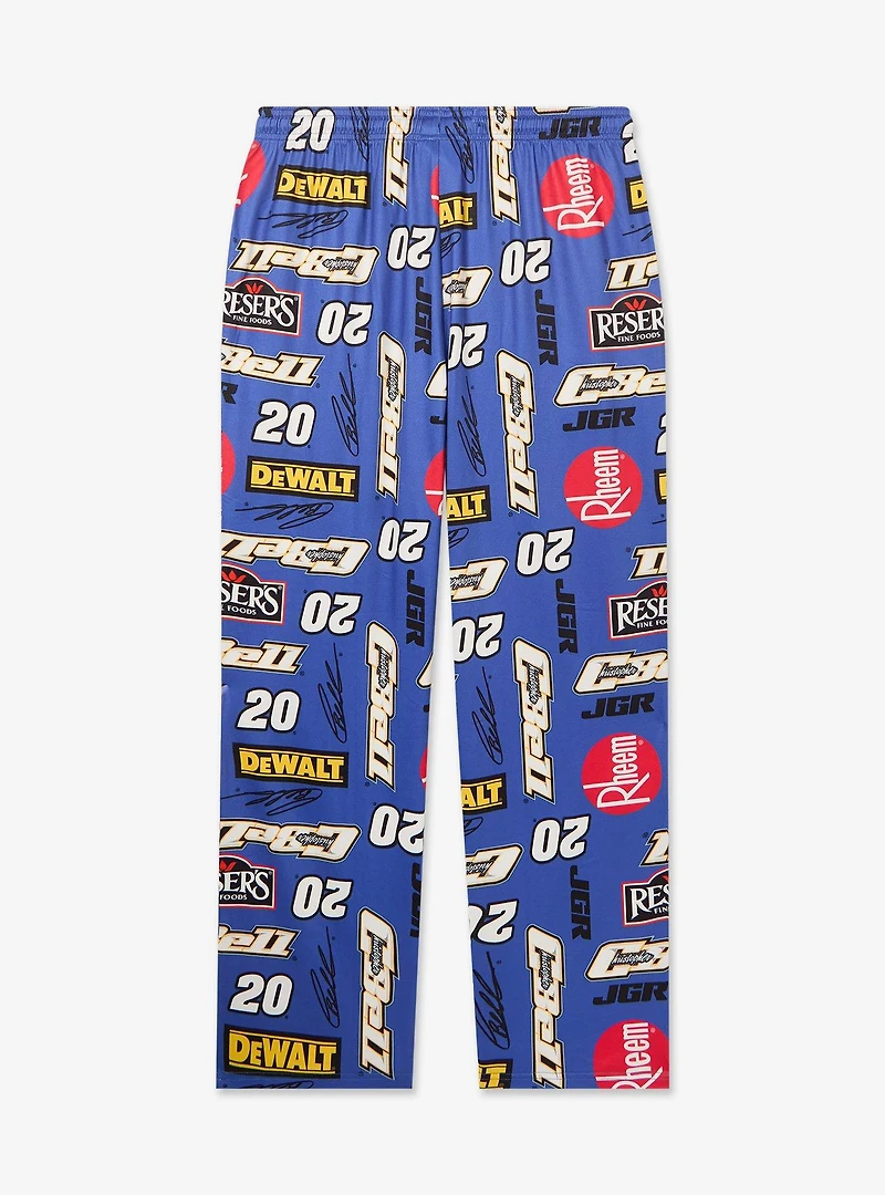 NASCAR Joe Gibbs Racing Team Icons Allover Print Sleep Pants — BoxLunch Exclusive