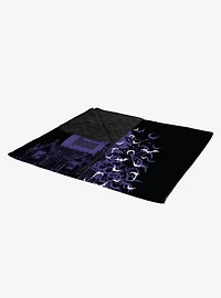 Disney The Haunted Mansion Welcome Foolish Mortals Impresa Picnic Blanket Purple