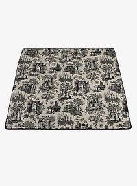 Disney The Haunted Mansion Welcome Foolish Mortals Impresa Picnic Blanket Beige