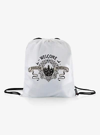 Disney The Haunted Mansion Welcome Foolish Mortals Impresa Picnic Blanket Beige
