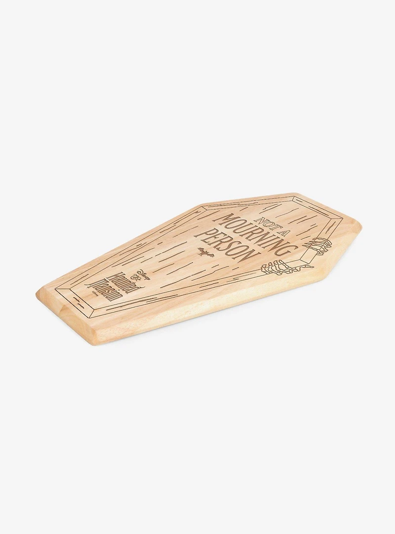Disney The Haunted Mansion Not A Mourning Person Coffin Shaped Serving Board