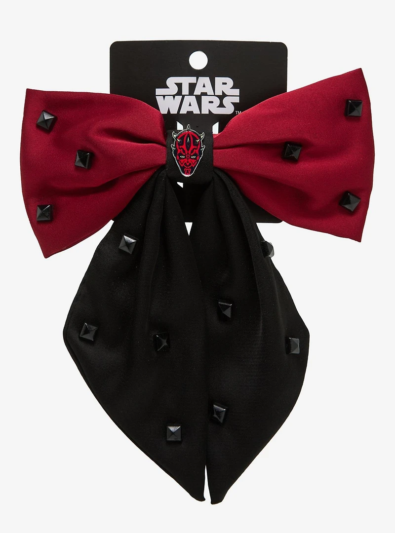 Star Wars Darth Maul Studded Bow Hair Clip - BoxLunch Exclusive