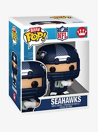 Funko Bitty Pop! Sports NFL Seattle Seahawks Helmet and Player Mini Vinyl Figure