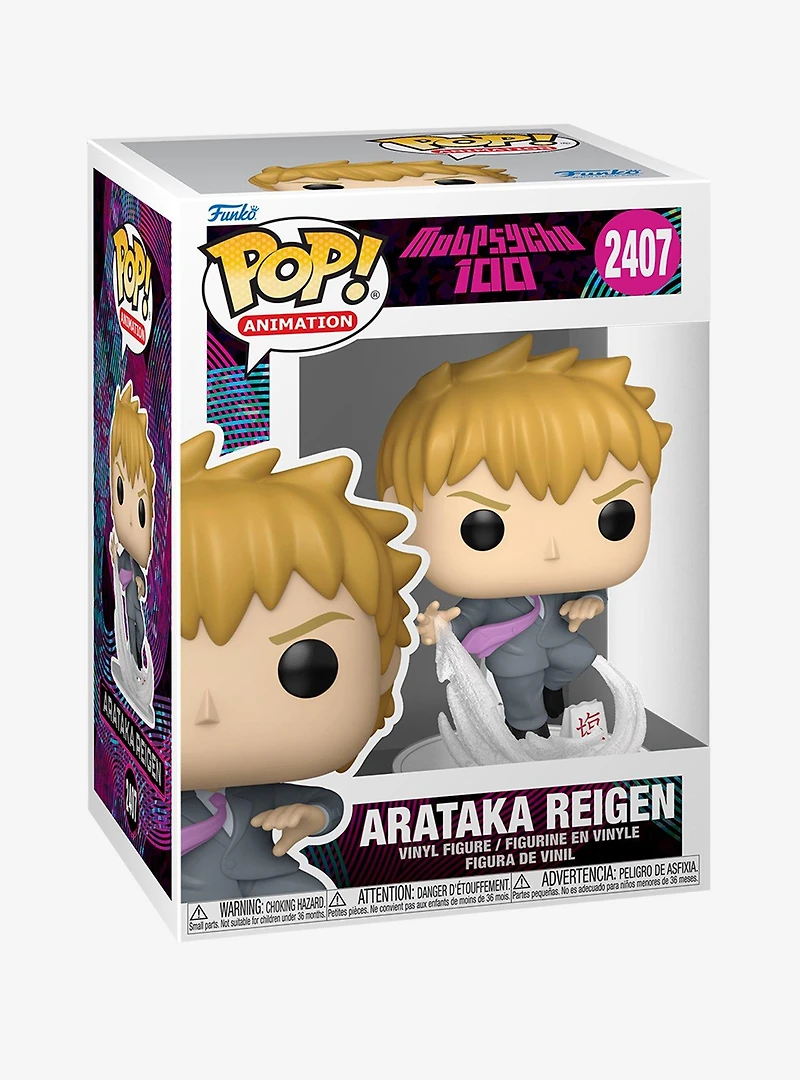 Funko Pop! Animation Mob Psycho 100 Arataka Reigen Vinyl Figure