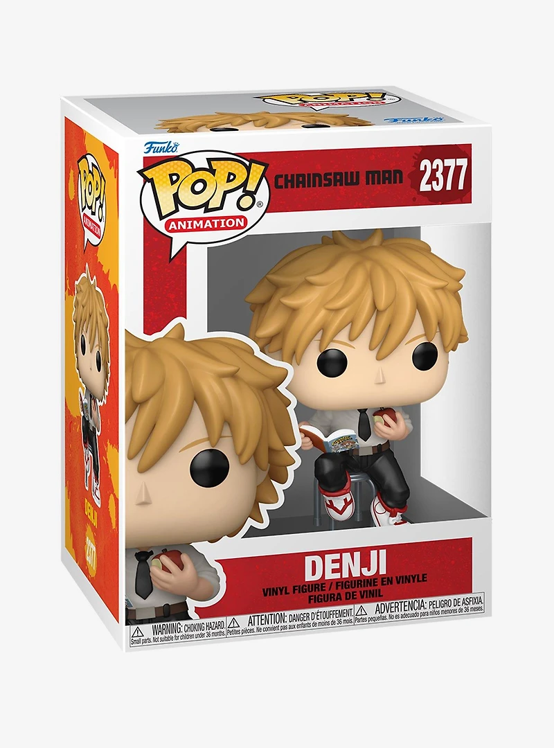 Funko Pop! Animation Chainsaw Man Denji (Reading) Vinyl Figure