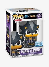 Funko Pop! Heroes DC Comics x Sonic the Hedgehog Shadow as Batman Vinyl Figure