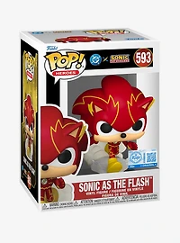 Funko Pop! Heroes DC Comics x Sonic the Hedgehog Sonic as The Flash Vinyl Figure