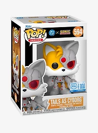 Funko Pop! Heroes DC Comics x Sonic the Hedgehog Tails as Cyborg Vinyl Figure
