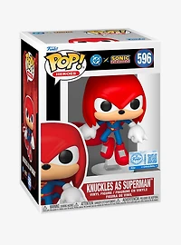 Funko Pop! Heroes DC Comics x Sonic the Hedgehog Knuckles as Superman Vinyl Figure