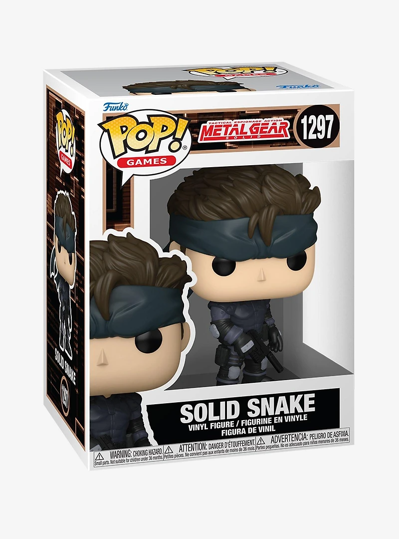 Funko Pop! Games Metal Gear Solid Solid Snake Vinyl Figure