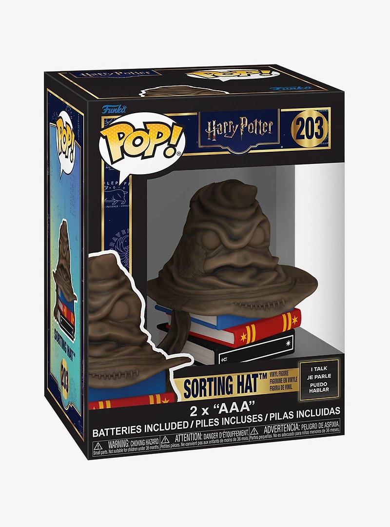 Funko Pop! Harry Potter Sorting Hat Talking Vinyl Figure