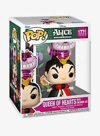 Funko Pop! Disney Alice in Wonderland Queen of Hearts With Cheshire Cat Vinyl Figure