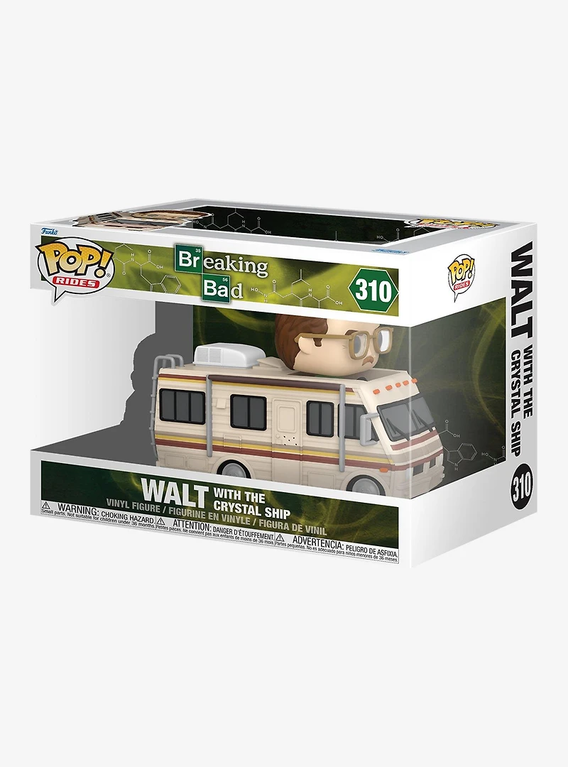 Funko Pop! Rides Breaking Bad Walt with the Crystal Ship Vinyl Figure