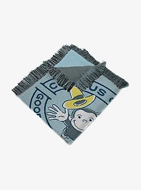 Curious George Good Little Monkey Tapestry Throw Blanket