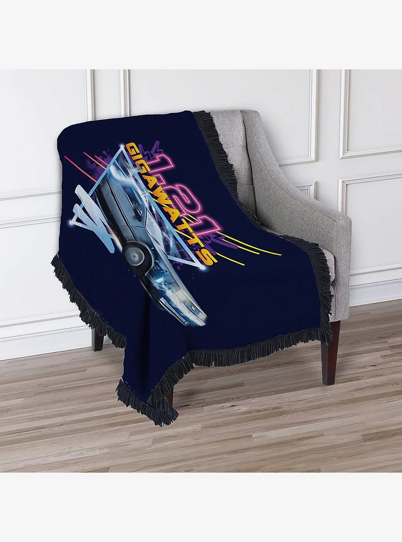 Back To The Future 1.21 Gigawatts Tapestry Throw Blanket
