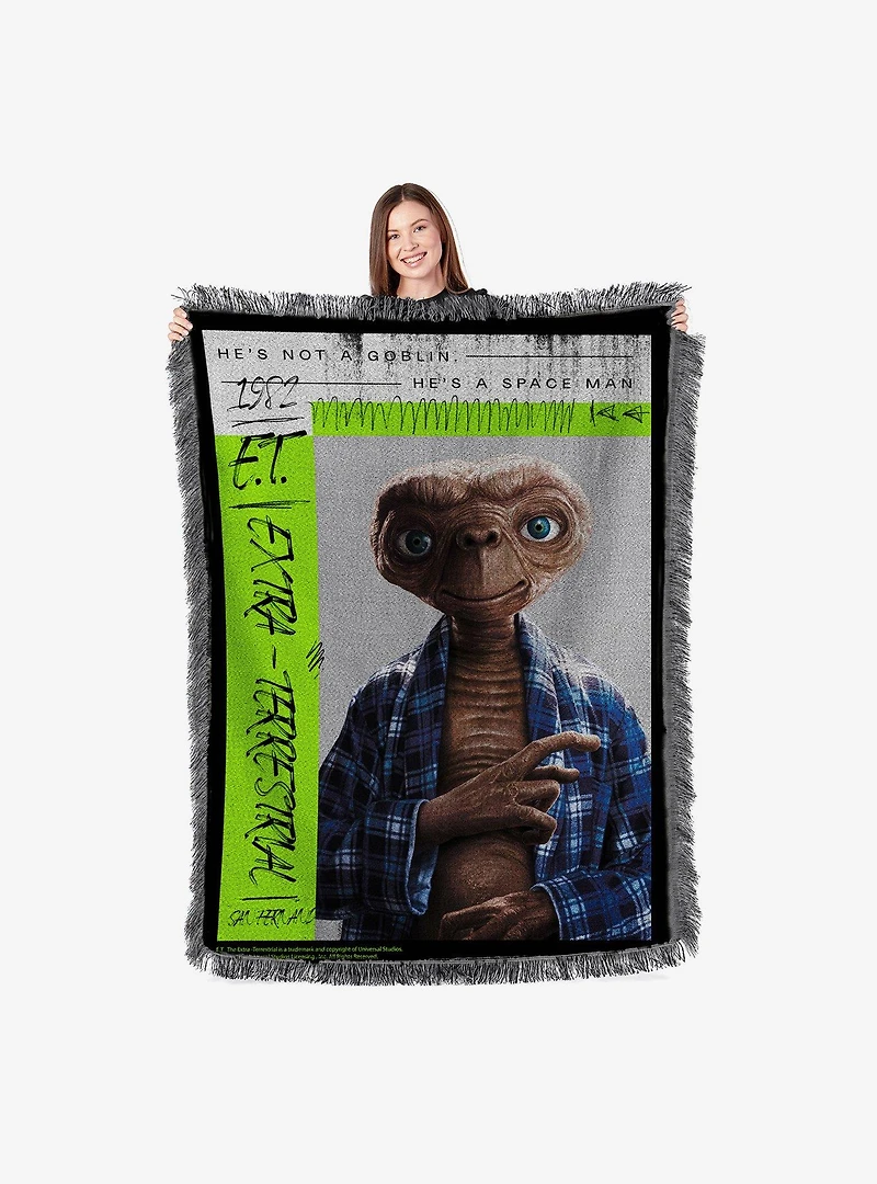 ET He's Not A Goblin Tapestry Throw Blanket