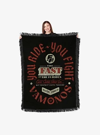 Fast & Furious Cars Come and Go Tapestry Throw Blanket