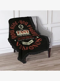 Fast & Furious Cars Come and Go Tapestry Throw Blanket
