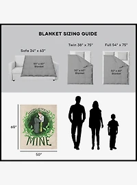Wicked: For Good You're Mine 50x60" Silk Touch Throw Blanket
