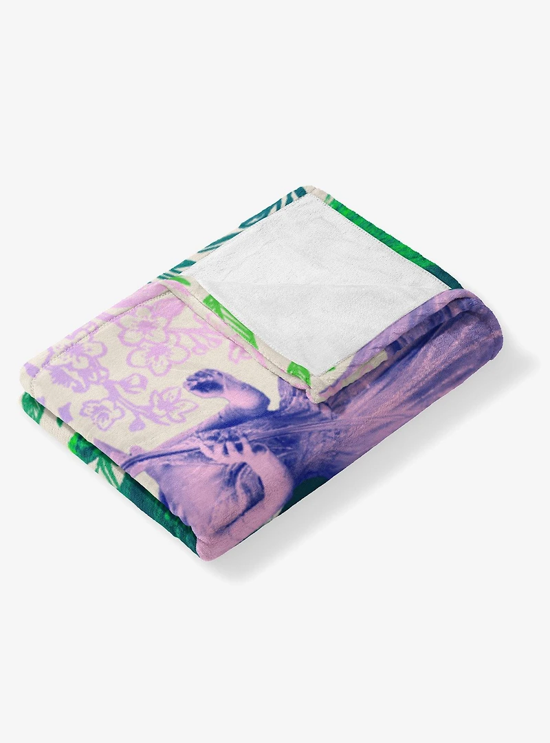 Wicked: For Good Pink and Green 50x60" Silk Touch Throw Blanket