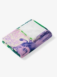 Wicked: For Good Pink and Green 50x60" Silk Touch Throw Blanket