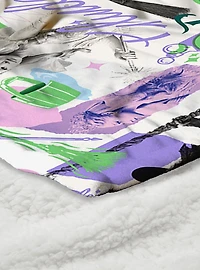 Wicked: For Good Silk Touch Sherpa Throw Blanket