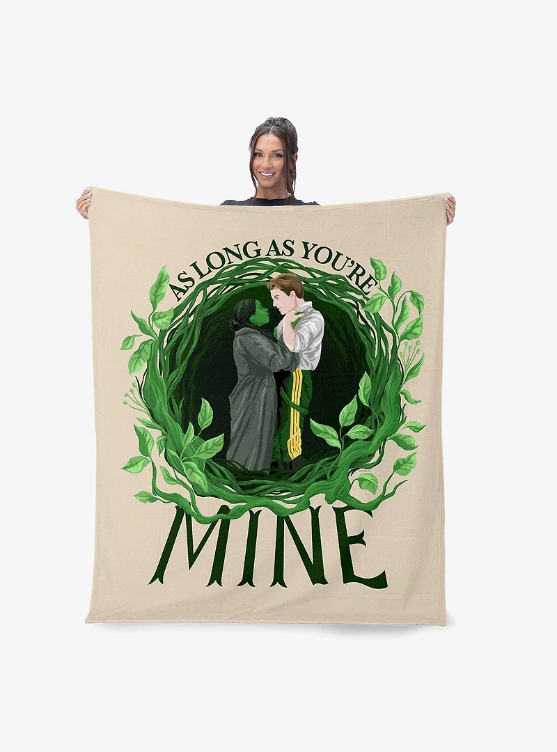 Wicked: For Good You're Mine Silk Touch Sherpa Throw Blanket