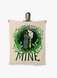 Wicked: For Good You're Mine Silk Touch Sherpa Throw Blanket