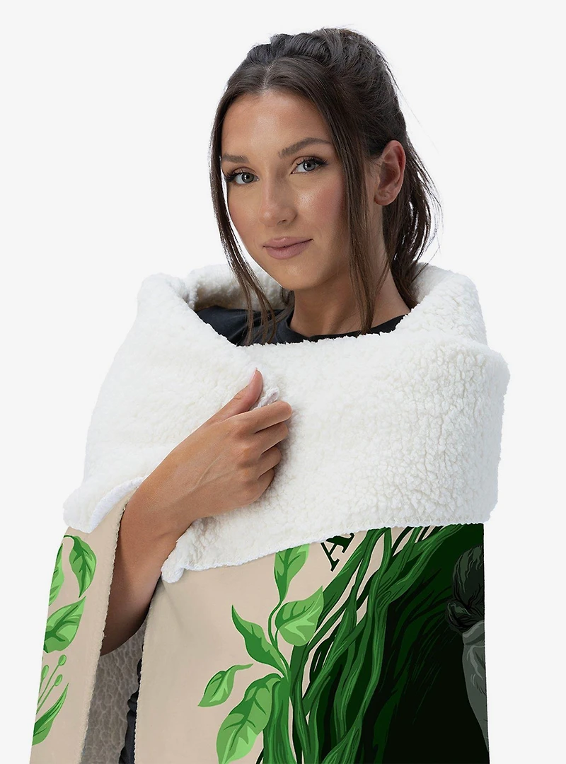 Wicked: For Good You're Mine Silk Touch Sherpa Throw Blanket