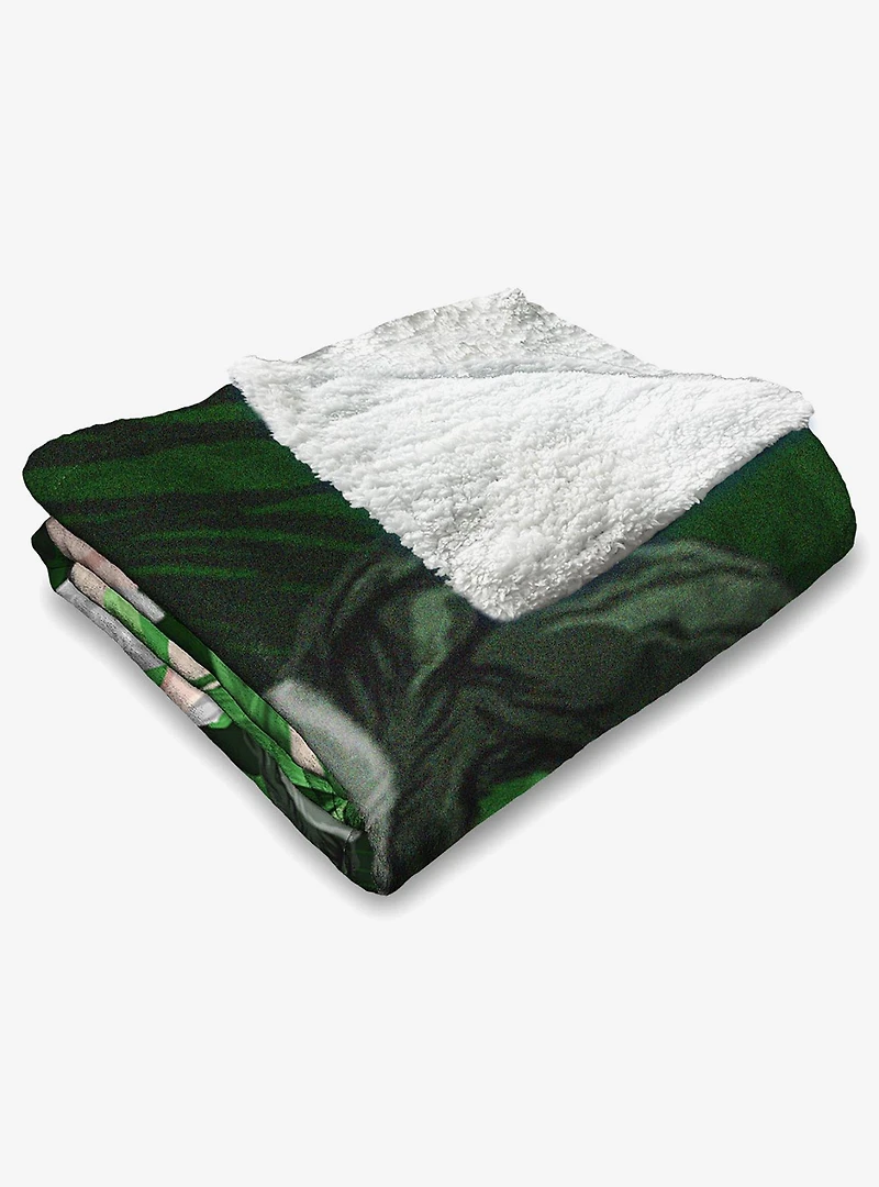 Wicked: For Good You're Mine Silk Touch Sherpa Throw Blanket